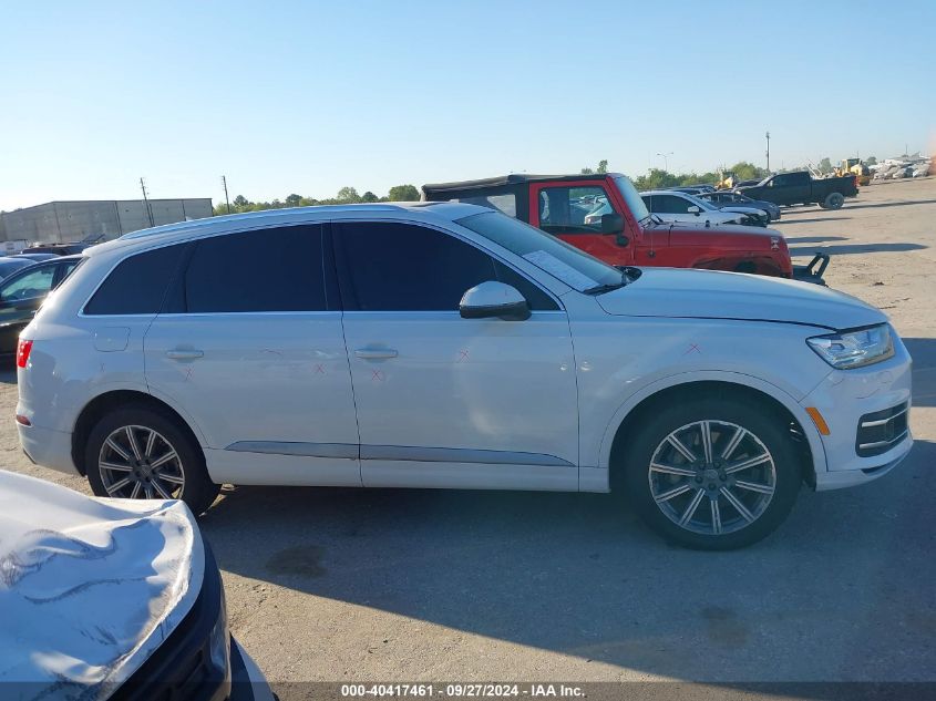 2018 Audi Q7 3.0T Premium VIN: WA1VAAF73JD005761 Lot: 40417461