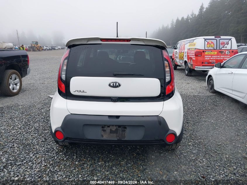 2014 Kia Soul + VIN: KNDJP3A54E7080977 Lot: 40417469