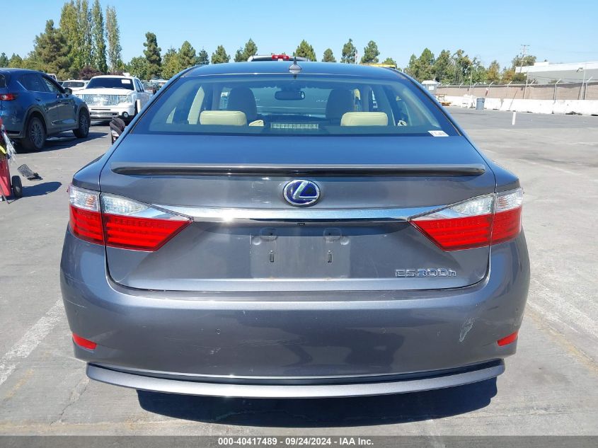 2014 Lexus Es 300H VIN: JTHBW1GG0E2040346 Lot: 40417489