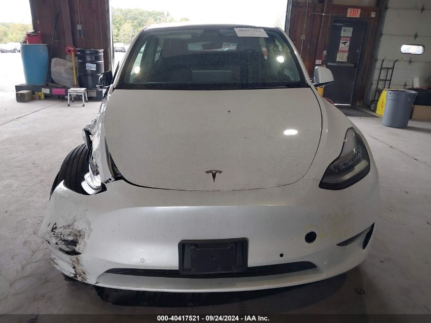 2021 Tesla Model Y Long Range Dual Motor All-Wheel Drive VIN: 5YJYGDEE8MF246084 Lot: 40417521