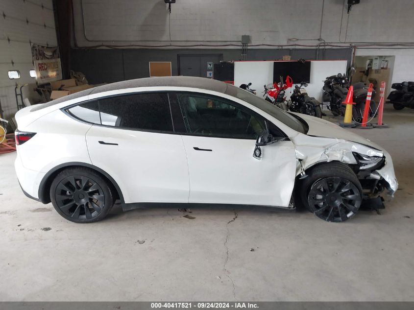 2021 Tesla Model Y Long Range Dual Motor All-Wheel Drive VIN: 5YJYGDEE8MF246084 Lot: 40417521