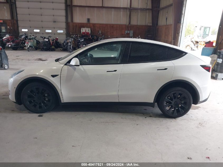 2021 Tesla Model Y Long Range Dual Motor All-Wheel Drive VIN: 5YJYGDEE8MF246084 Lot: 40417521