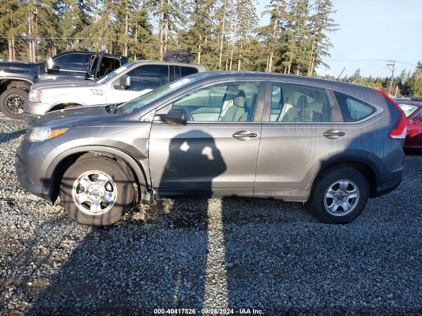 2013 Honda Cr-V Lx VIN: 2HKRM4H30DH687278 Lot: 40417526