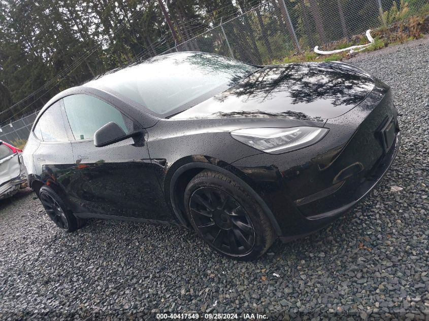 2021 Tesla Model Y Long Range Dual Motor All-Wheel Drive VIN: 5YJYGDEE7MF214131 Lot: 40417549