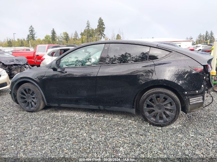 2021 Tesla Model Y Long Range Dual Motor All-Wheel Drive VIN: 5YJYGDEE7MF214131 Lot: 40417549