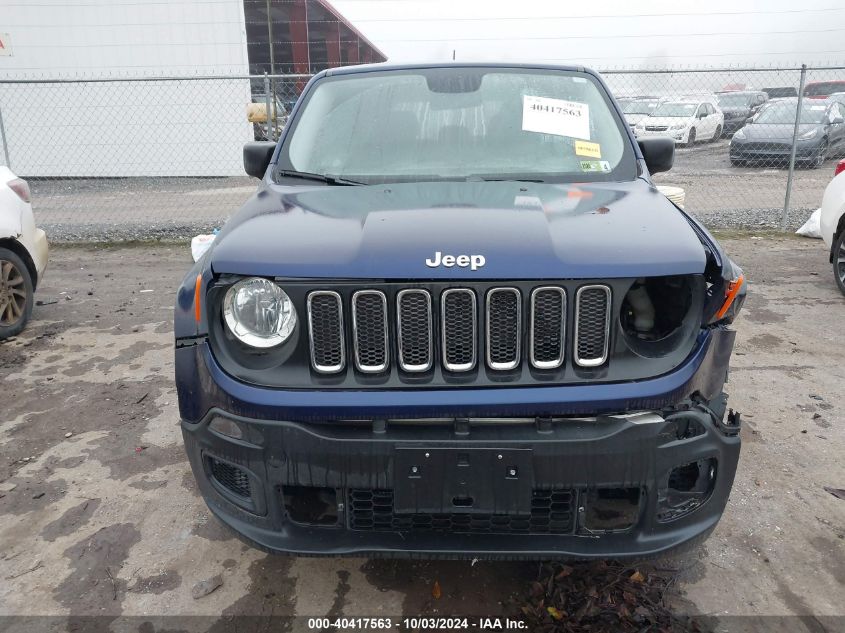 2016 Jeep Renegade Sport VIN: ZACCJBAWXGPE40188 Lot: 40417563