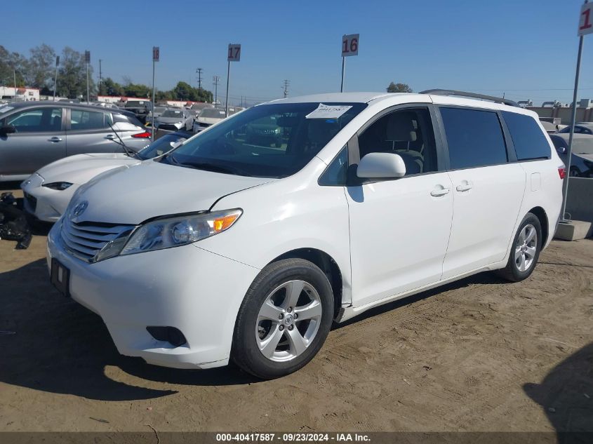 2015 Toyota Sienna Le 8 Passenger VIN: 5TDKK3DC7FS667761 Lot: 40417587