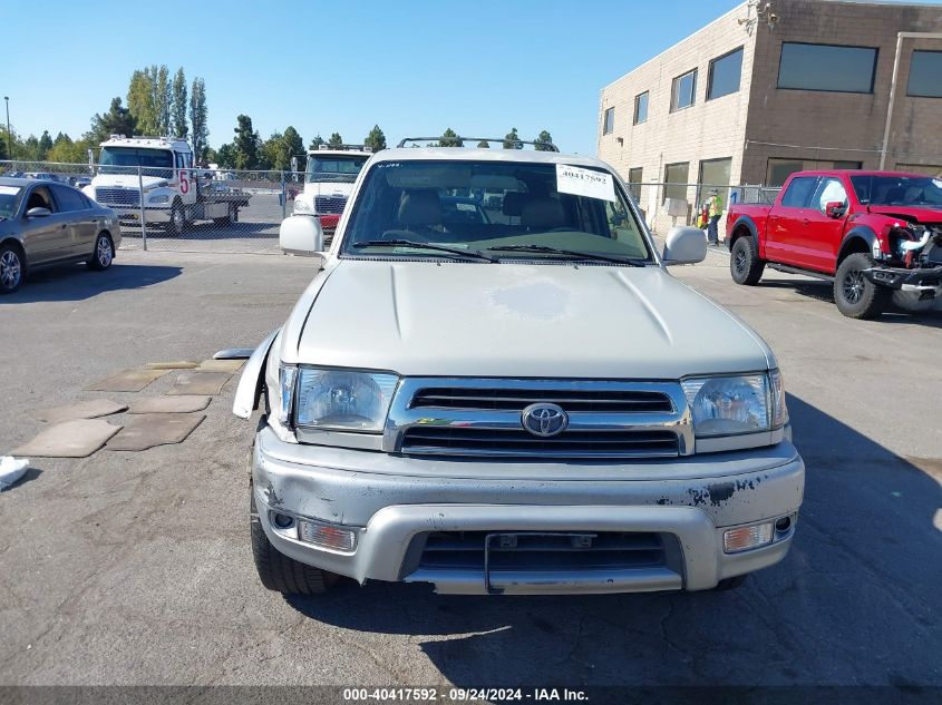 2000 Toyota 4Runner Limited V6 VIN: JT3GN87R5Y0178747 Lot: 40417592