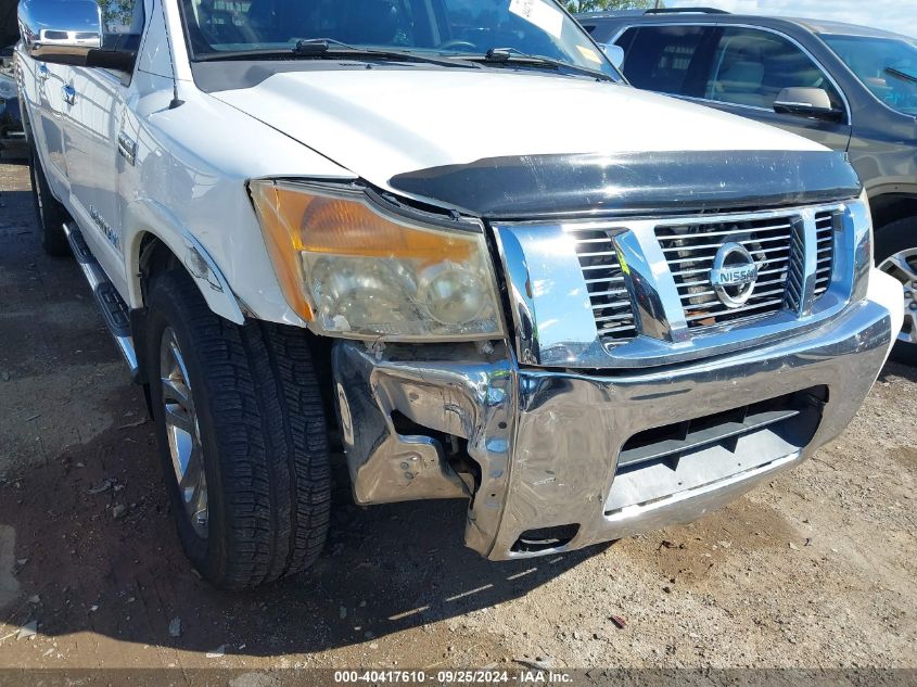 2012 Nissan Titan Sl VIN: 1N6BA0ED7CN311236 Lot: 40417610