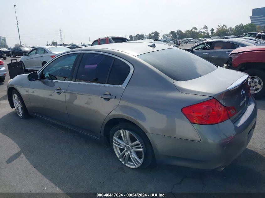 2013 Infiniti G37 Journey VIN: JN1CV6AP5DM724345 Lot: 40417624