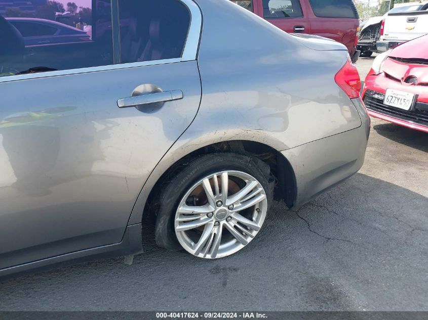 2013 Infiniti G37 Journey VIN: JN1CV6AP5DM724345 Lot: 40417624