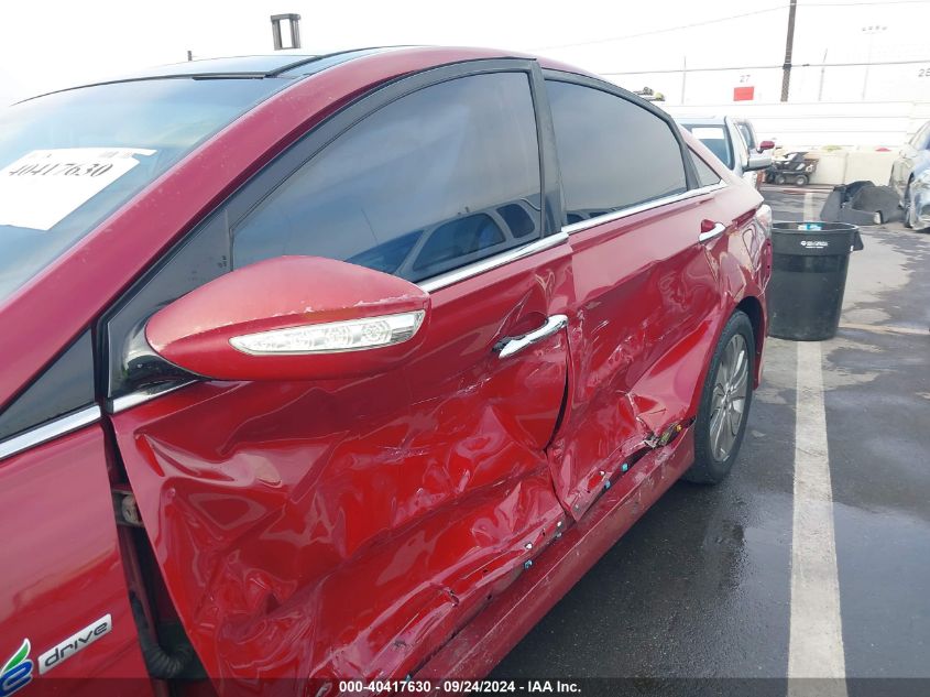 KMHEC4A43EA102864 2014 Hyundai Sonata Hybrid Limited