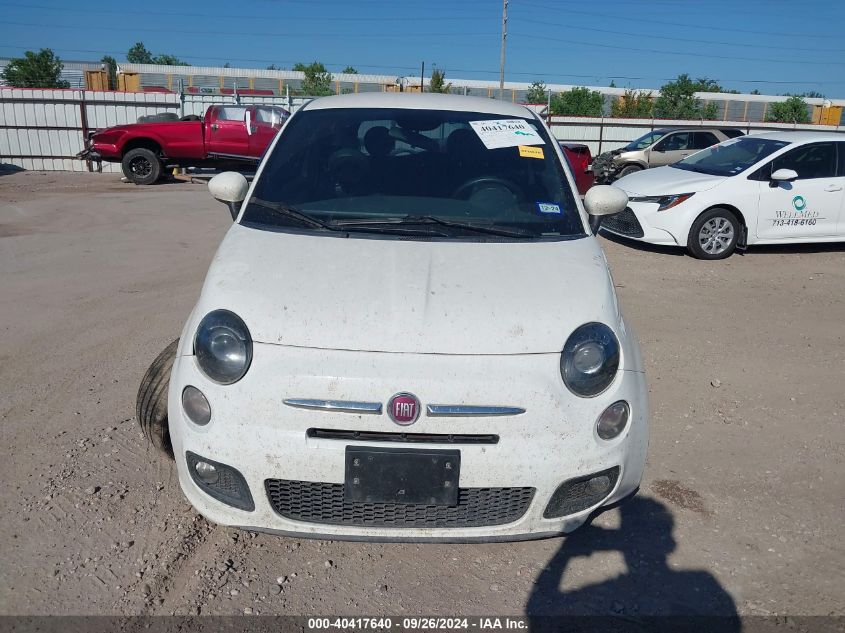 2015 Fiat 500 Sport VIN: 3C3CFFBR3FT696265 Lot: 40417640