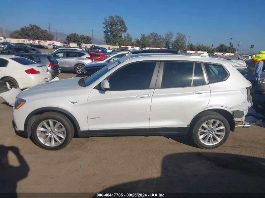 2017 BMW X3 xDrive28I VIN: 5UXWX9C38H0W75217 Lot: 40417705