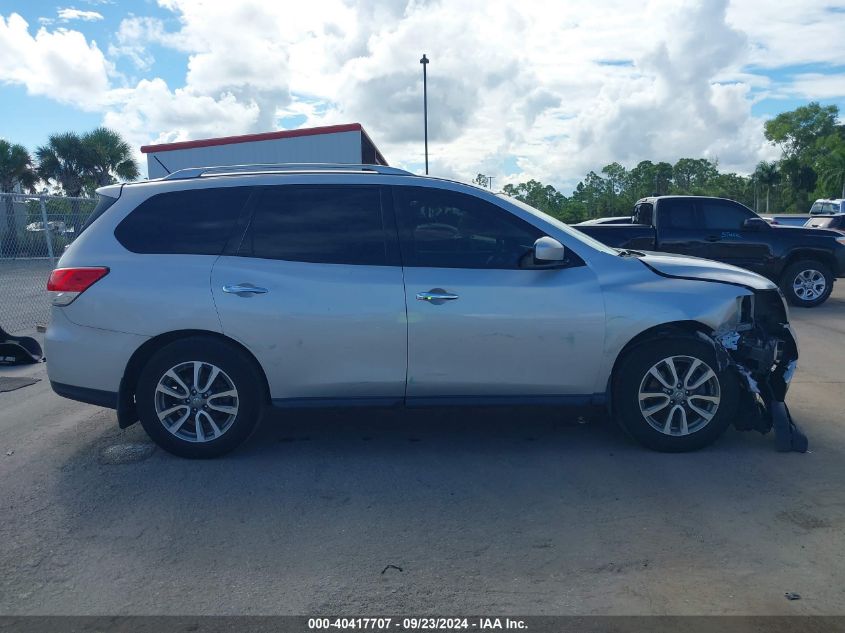 2015 Nissan Pathfinder Sv VIN: 5N1AR2MN4FC646074 Lot: 40417707