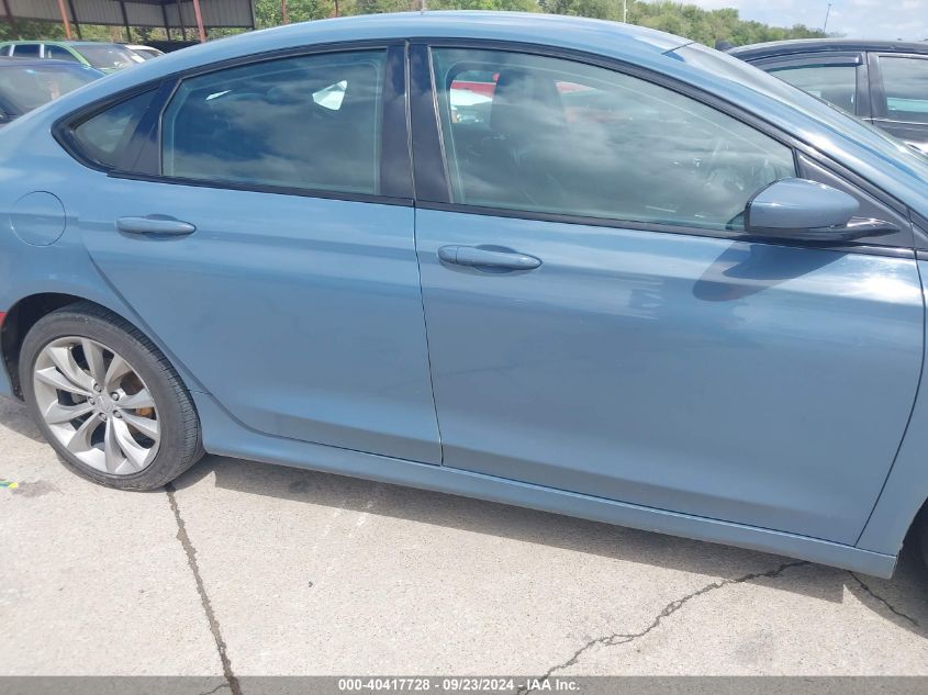 2015 Chrysler 200 S VIN: 1C3CCCDG3FN656898 Lot: 40417728