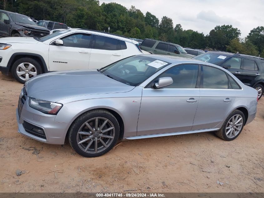 2015 Audi A4 2.0T Premium VIN: WAUBFAFL8FN004868 Lot: 40417745