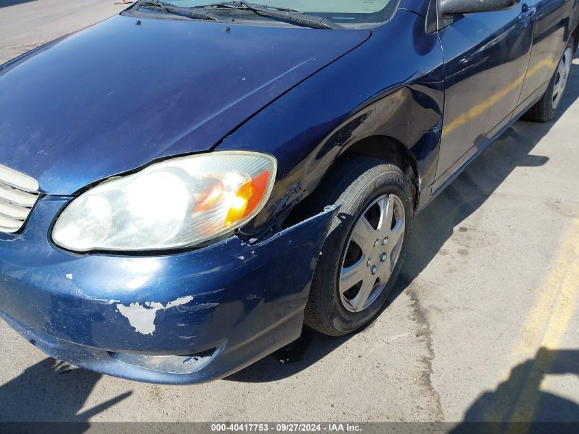 2003 Toyota Corolla Ce VIN: 1NXBR32E73Z039296 Lot: 40417753