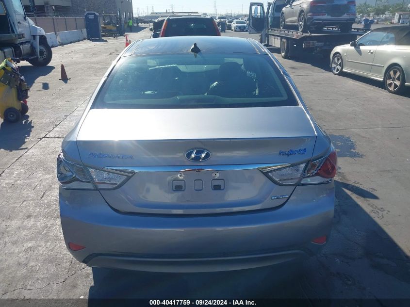 2015 Hyundai Sonata Hybrid Limited VIN: KMHEC4A49FA123509 Lot: 40417759