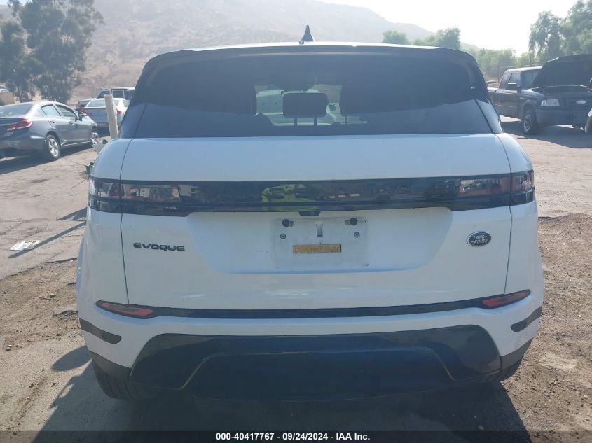 2022 Land Rover Range Rover Evoque S VIN: SALZJ2FX9NH171318 Lot: 40417767