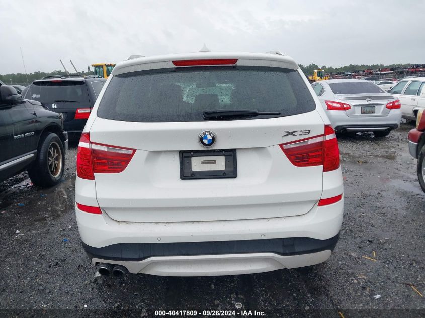 2016 BMW X3 xDrive28I VIN: 5UXWX9C54G0D65066 Lot: 40417809