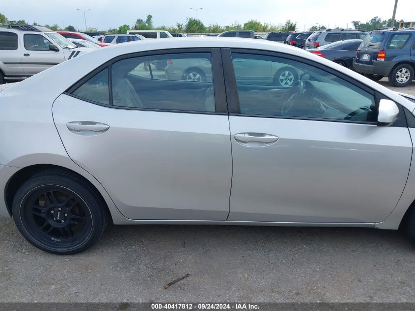 2016 Toyota Corolla Le VIN: 5YFBURHE1GP416995 Lot: 40417812