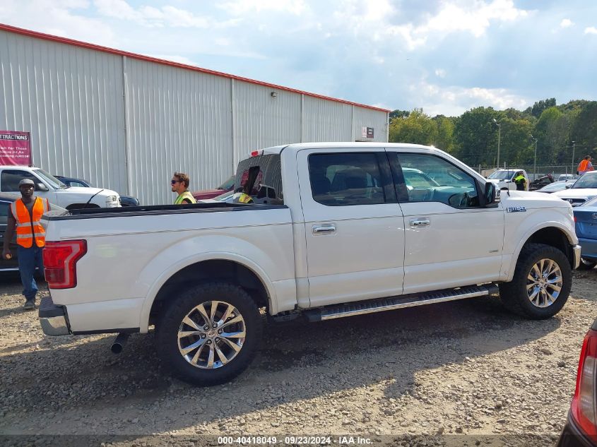 2015 FORD F-150 LARIAT - 1FTEW1EG6FFA08383