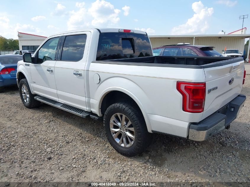 2015 FORD F-150 LARIAT - 1FTEW1EG6FFA08383