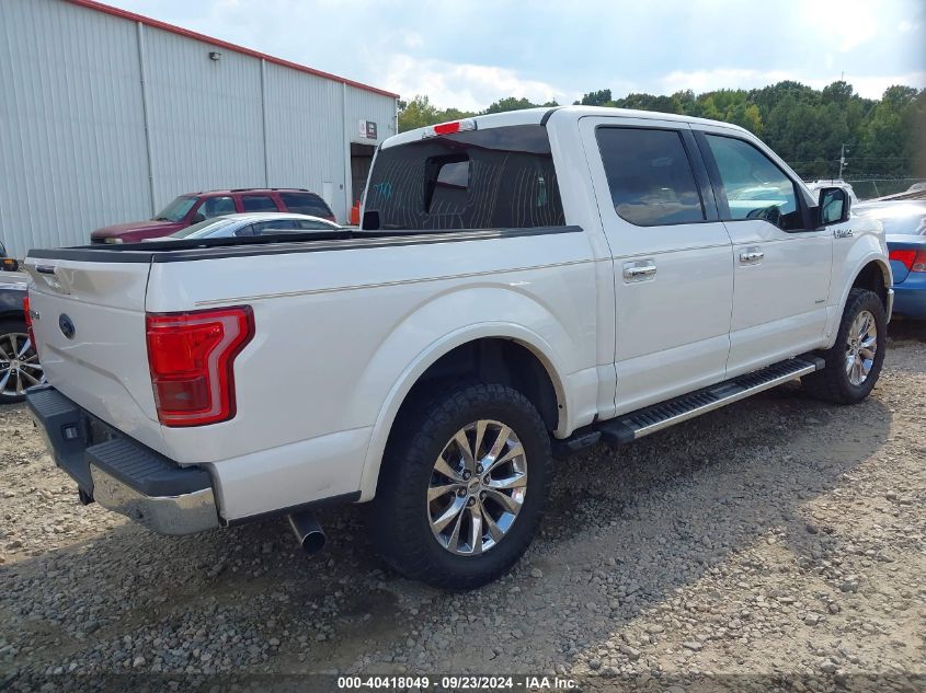 2015 FORD F-150 LARIAT - 1FTEW1EG6FFA08383