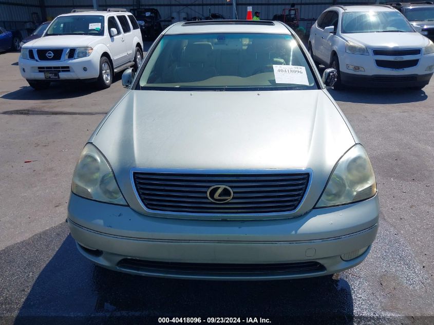 2001 Lexus Ls 430 VIN: JTHBN30F010040885 Lot: 40418096