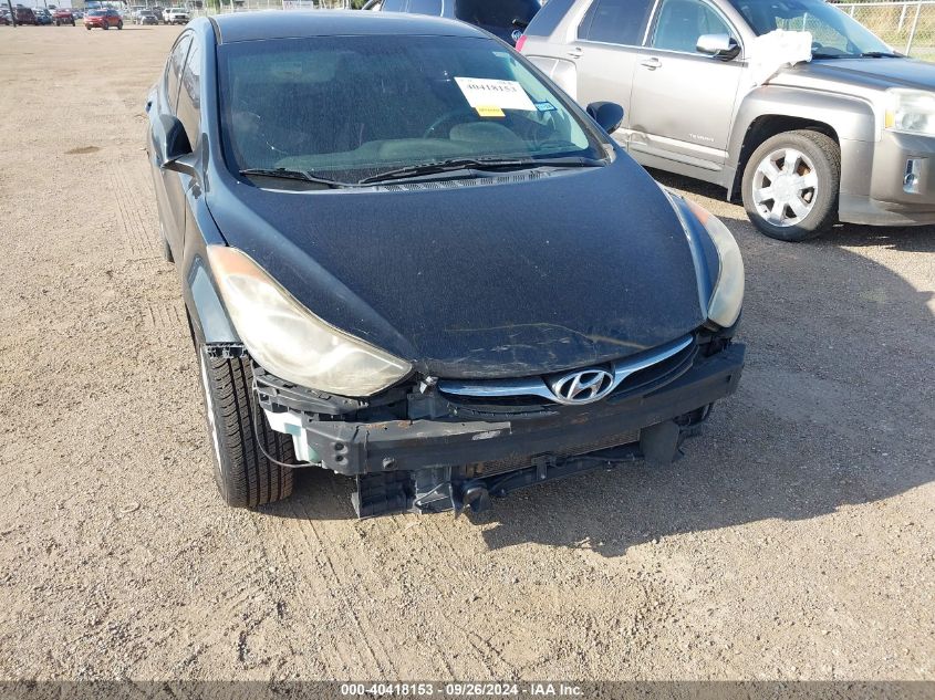 2013 Hyundai Elantra Gls VIN: 5NPDH4AE1DH286493 Lot: 40418153