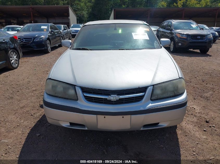 2001 Chevrolet Impala VIN: 2G1WF55E019371475 Lot: 40418169