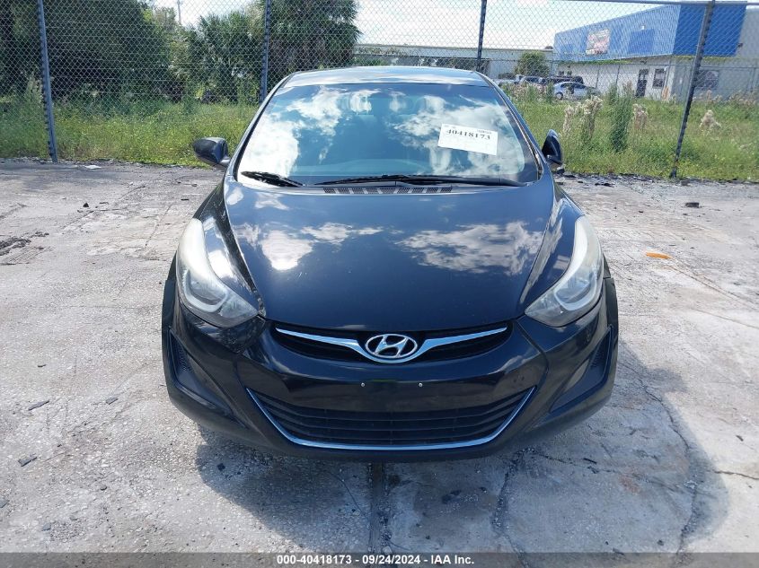 2015 Hyundai Elantra Se VIN: 5NPDH4AE9FH575124 Lot: 40418173