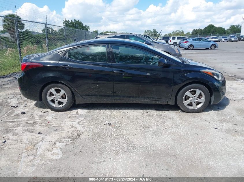 2015 Hyundai Elantra Se VIN: 5NPDH4AE9FH575124 Lot: 40418173