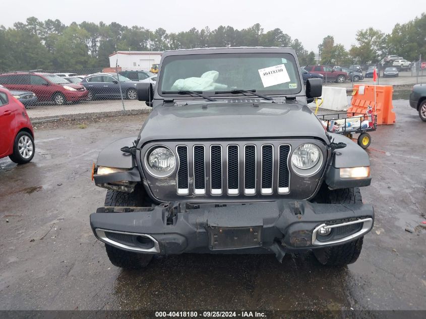 2018 Jeep Wrangler Unlimited Sahara 4X4 VIN: 1C4HJXEN3JW192994 Lot: 40418180