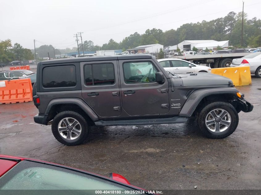 2018 Jeep Wrangler Unlimited Sahara 4X4 VIN: 1C4HJXEN3JW192994 Lot: 40418180