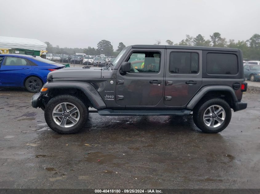 2018 Jeep Wrangler Unlimited Sahara 4X4 VIN: 1C4HJXEN3JW192994 Lot: 40418180