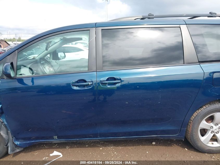 2012 Toyota Sienna Le V6 8 Passenger VIN: 5TBKK3DC6CS211391 Lot: 40418184