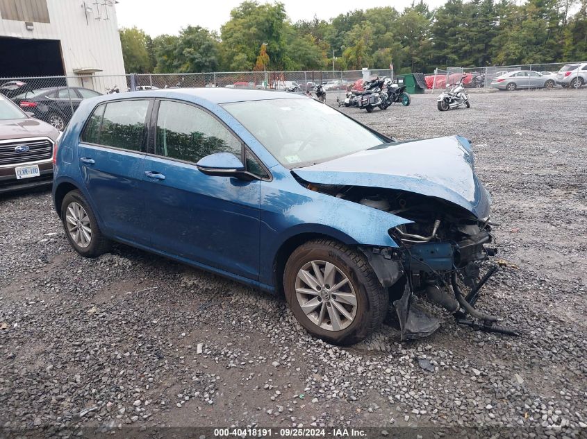 3VW217AUXHM067212 2017 VOLKSWAGEN GOLF - Image 1