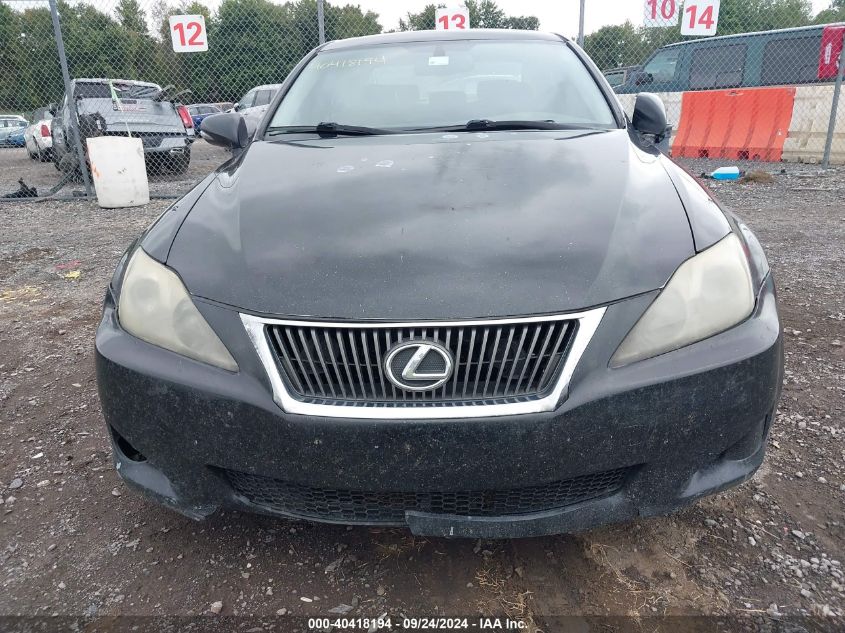 2009 Lexus Is 250 250 VIN: JTHBK262X95097956 Lot: 40418194