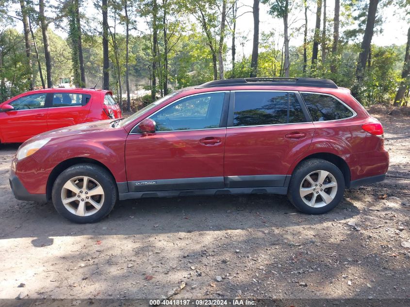 2013 Subaru Outback 2.5I Limited VIN: 4S4BRCKCXD3238543 Lot: 40418197