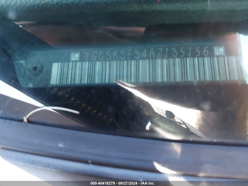 1GCSKSE34AZ135156 2010 Chevrolet Silverado 1500 Lt