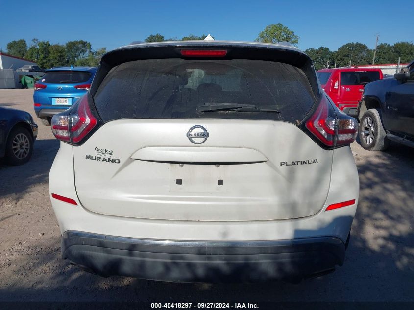 2015 Nissan Murano Platinum VIN: 5N1AZ2MG8FN228008 Lot: 40418297