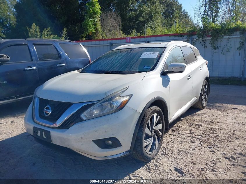 2015 Nissan Murano Platinum VIN: 5N1AZ2MG8FN228008 Lot: 40418297