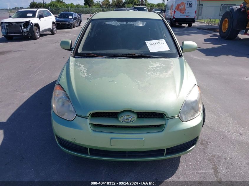 KMHCM3AC8AU154778 2010 Hyundai Accent Gs