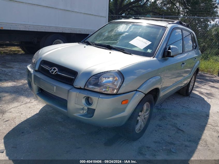 2006 Hyundai Tucson Gls/Limited VIN: KM8JN72D66U342855 Lot: 40418406