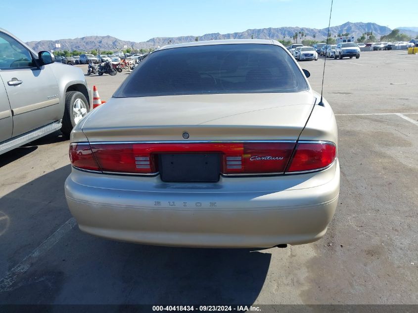 2004 Buick Century VIN: 2G4WS52J041186975 Lot: 40418434