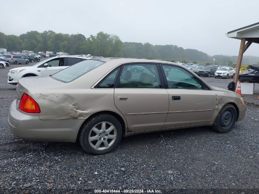 2000 Toyota Avalon Xls VIN: 4T1BF28B6YU038681 Lot: 40418444