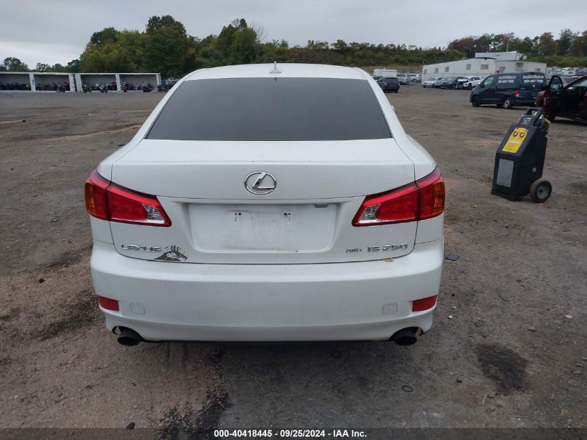 2009 Lexus Is 250 VIN: JTHCK262595032596 Lot: 40418445