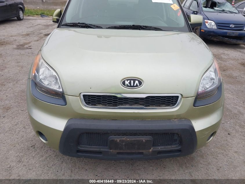 2010 Kia Soul + VIN: KNDJT2A25A7172850 Lot: 40418449